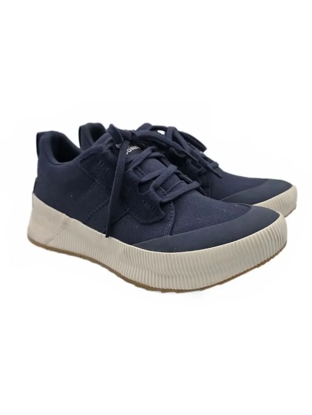 Sorel Women's Out 'N About III Low Canvas Waterproof sneakers Size 8 Blue casual
